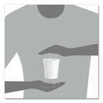Single-Sided Poly Paper Hot Cups, Individually Wrapped, 10 oz, White, 24/Bag, 20 Bags/Carton