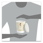 Flexstyle Double Poly Food Combo Packs, 32 oz, Symphony, Paper, 25 Cups and 25 Lids/Pack, 10 Packs/Carton