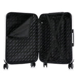 InUSA Trend 2-Piece Hardside Spinner Luggage Set, TSA Checkpoint Friendly, White (IUTRE0SM-WHI)