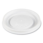 Polystyrene Vented Hot Cup Lids, Fits 4 oz to 6 oz Hot Cups, Plastic, White, 100/Pack, 10 Packs/Carton