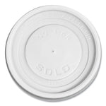 Polystyrene Vented Hot Cup Lids, Fits 4 oz to 6 oz Hot Cups, Plastic, White, 100/Pack, 10 Packs/Carton
