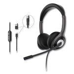 HS5600SU Connect USB Stereo Headset with Boom Microphone