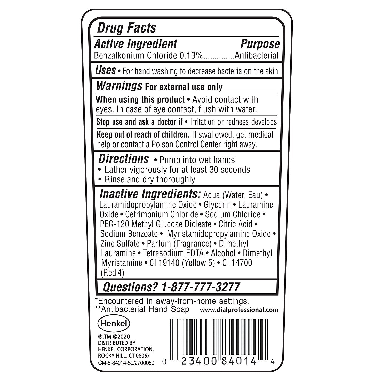 Dial Gold Liquid Hand Soap, Original, 7.5 oz. (84014)