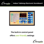 Champion Sport Indoor Electronic Tabletop Scoreboard, Black (CHST90)