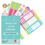 Avery Budget Planner Stickers Pack, Assorted Colors, 1,230/Pack (6788)