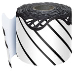 Carson Dellosa Education Kind Vibes Stripes Rolled Scalloped Border, 2.25" x 65', Black/White, 3/Bundle (CD-108484-3)