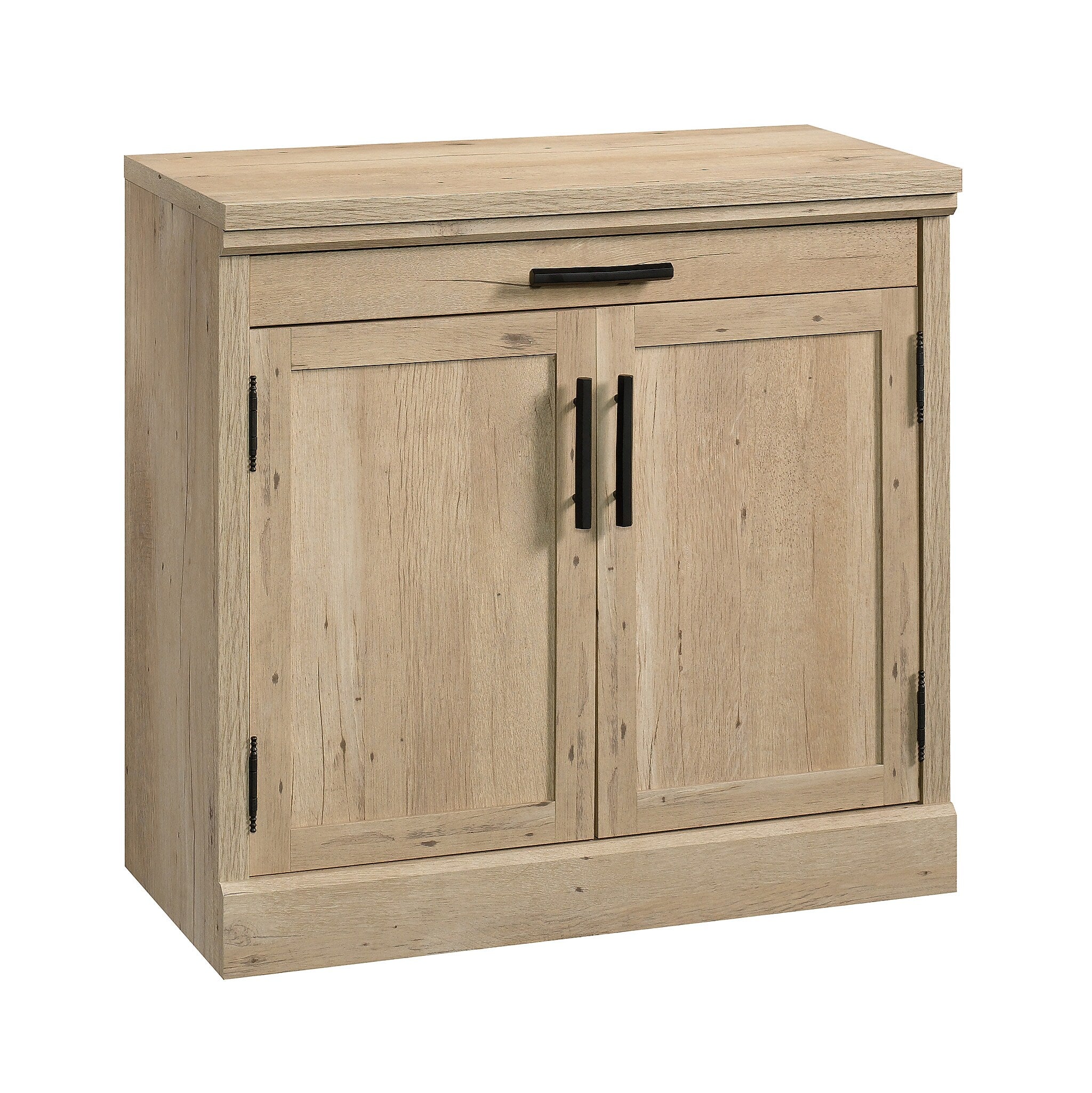 Sauder Aspen Post 30"H Storage Cabinet, Prime Oak (427015)