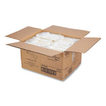 EcoSense Renewable PSM Wrapped Cutlery Kit, Fork/Knife/Napkin/Spoon, Plastic, White, 250/Carton
