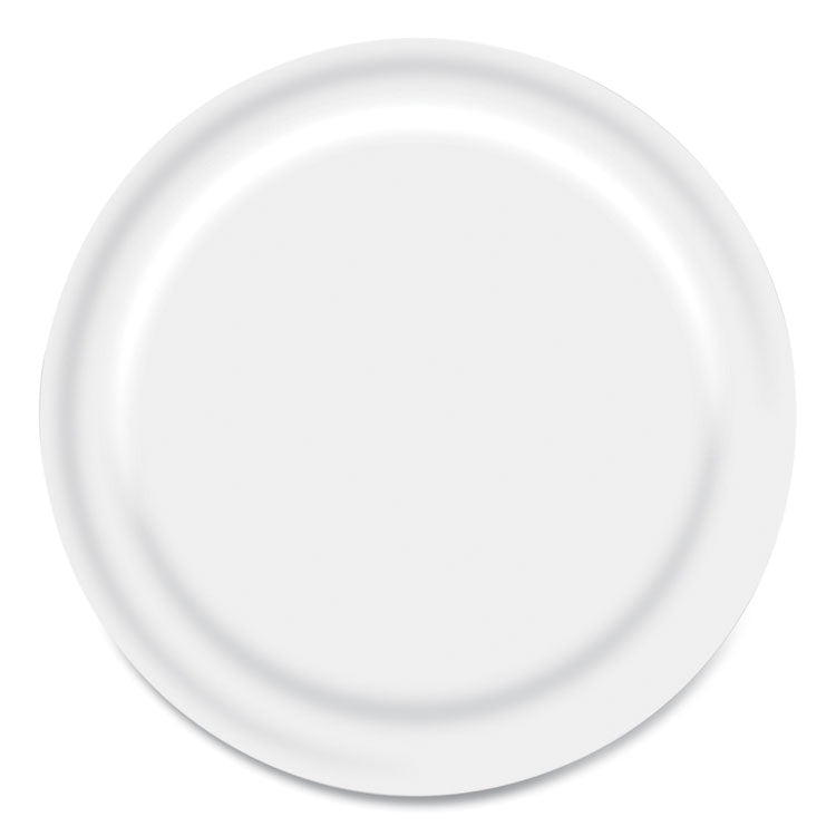 Paper Dinnerware, Plate, 6" dia, White, 1,000/Carton