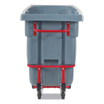 0.5 cu yd BRUTE DURATILT Frame Tilt Truck, Standard Duty, 850 lb Capacity, Gray