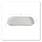 Regalia Sugarcane Servingware, Platter, 13 x 17, White, 100/Carton