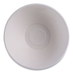 Vanguard Renewable and Compostable Sugarcane Bowls, 32 oz, White, 400/Carton