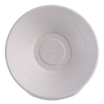 Vanguard Renewable and Compostable Sugarcane Bowls, 24 oz, White, 400/Carton