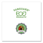 Vanguard Worldview Renewable and Compostable Sugarcane Take-Out Containers, 47 oz, 9 x 9 x 1.5, White, 200/Carton