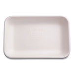 Vanguard Worldview Renewable and Compostable Sugarcane Take-Out Containers, 24 oz, 8 x 6 x 1, White, 400/Carton