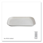 Regalia Sugarcane Servingware, Platter, 13 x 17, White, 100/Carton