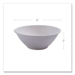Vanguard Renewable and Compostable Sugarcane Bowls, 40 oz, White, 400/Carton
