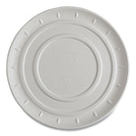 Vanguard Molded Fiber Pizza Tray, 16" Diameter, White, Sugarcane, 50/Carton