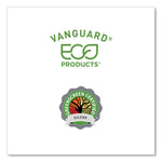 Vanguard Renewable and Compostable Sugarcane Bowls, 16 oz, White, 800/Carton