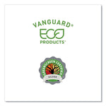 Vanguard Renewable and Compostable Sugarcane Bowls, 40 oz, White, 400/Carton