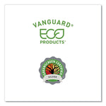 Vanguard Renewable and Compostable Sugarcane Bowls, 24 oz, White, 400/Carton