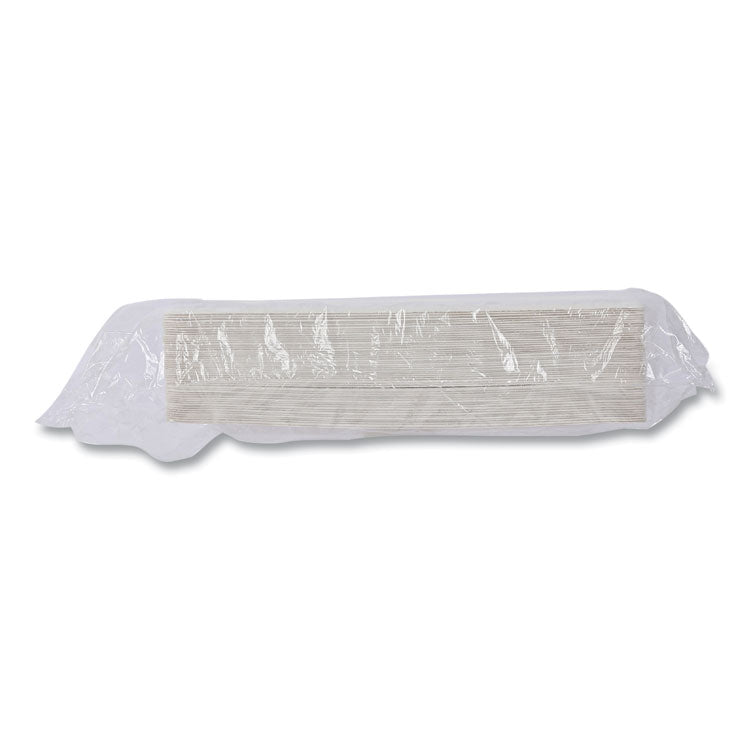 Vanguard Renewable and Compostable Sugarcane Plates, 5 x 10, White, 500/Carton