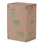 Vanguard Worldview Renewable and Compostable Sugarcane Take-Out Containers, 47 oz, 9 x 9 x 1.5, White, 200/Carton