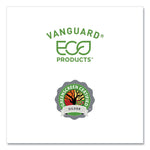 Vanguard Worldview Renewable and Compostable Sugarcane Take-Out Containers, 16 oz, 7 x 5 x 1, White, 400/Carton