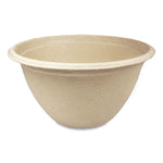 Fiber Bowls, 12 oz, 4.5" Diameter x 2.5" h, Natural, Paper, 500/Carton