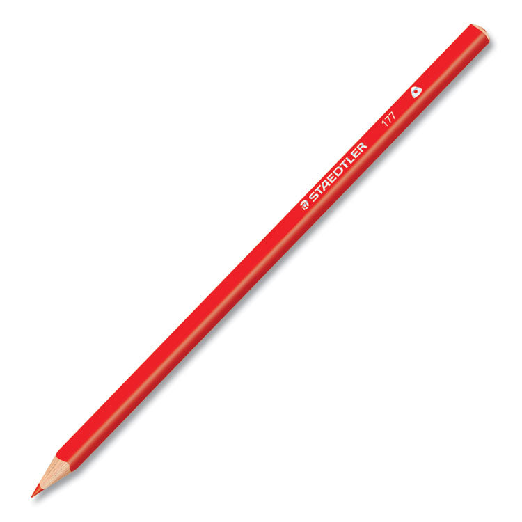Colored Pencils, 3 mm, Assorted Lead/Barrel Colors,12/Pack