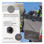 Arsenal 5844 Bucket Truck Tool Bag with Tethering Attachment Points, 8 Compartments, 13 x 7.5 x 7.5, Gray