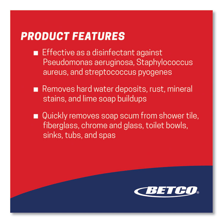 Sure Bet II Foaming Disinfectant, Citrus Floral Scent, 32 oz Bottle, 12/Carton