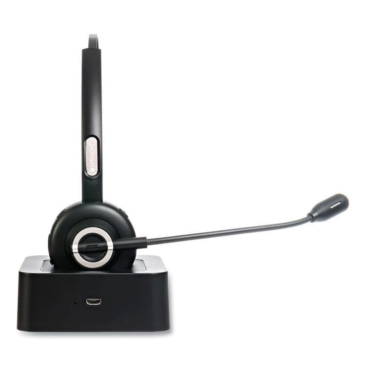 ZuM BT Mobile Office Monaural Over The Head Headset, Black