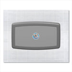 Baby Changing Station, Wall Horizontal Mount, 36.5 x 21.25, Gray