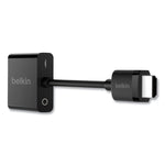 Hdmi To Vga Adapter With Micro-Usb Power, 9.8", Black