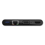 USB-C Multimedia + Charge Adapter, 4K HDMI/USB-A/USB-C/VGA, 4.9 ft, Black