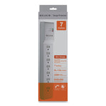 Home/Office Surge Protector, 7 AC Outlets, 6 ft Cord, 2,320 J, White