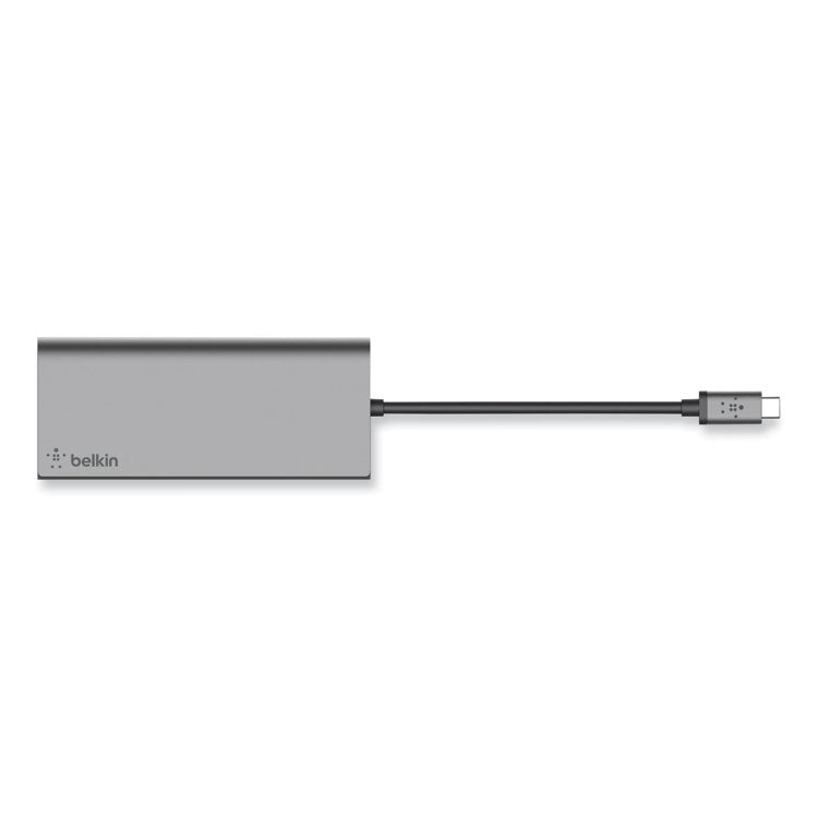 Usb-C Multimedia Hub, 6 Ports, Space Gray
