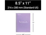 Miquelrius Emotions 1-Subject Notebooks, 8.5" x 11", College Ruled, 80 Sheets, /Carton (11980CS)