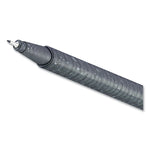 Triplus Fineliner Porous Point Pen, Stick, Fine 0.3 mm, Black Ink, Clear Barrel, 6/Pack