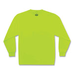GloWear 8091 Non-Certified Hi-Vis Long Sleeve Shirt, 2X-Large, Lime