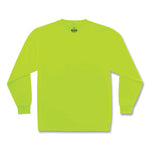 GloWear 8091 Non-Certified Hi-Vis Long Sleeve Shirt, 4X-Large, Lime