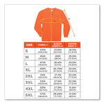 GloWear 8091 Non-Certified Hi-Vis Long Sleeve Shirt, 3X-Large, Orange