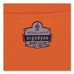 GloWear 8091 Non-Certified Hi-Vis Long Sleeve Shirt, Large, Orange