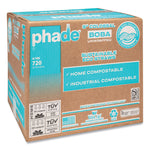 Marine Biodegradable Straws, Boba Straws, 9", Ocean Blue, 720/Carton