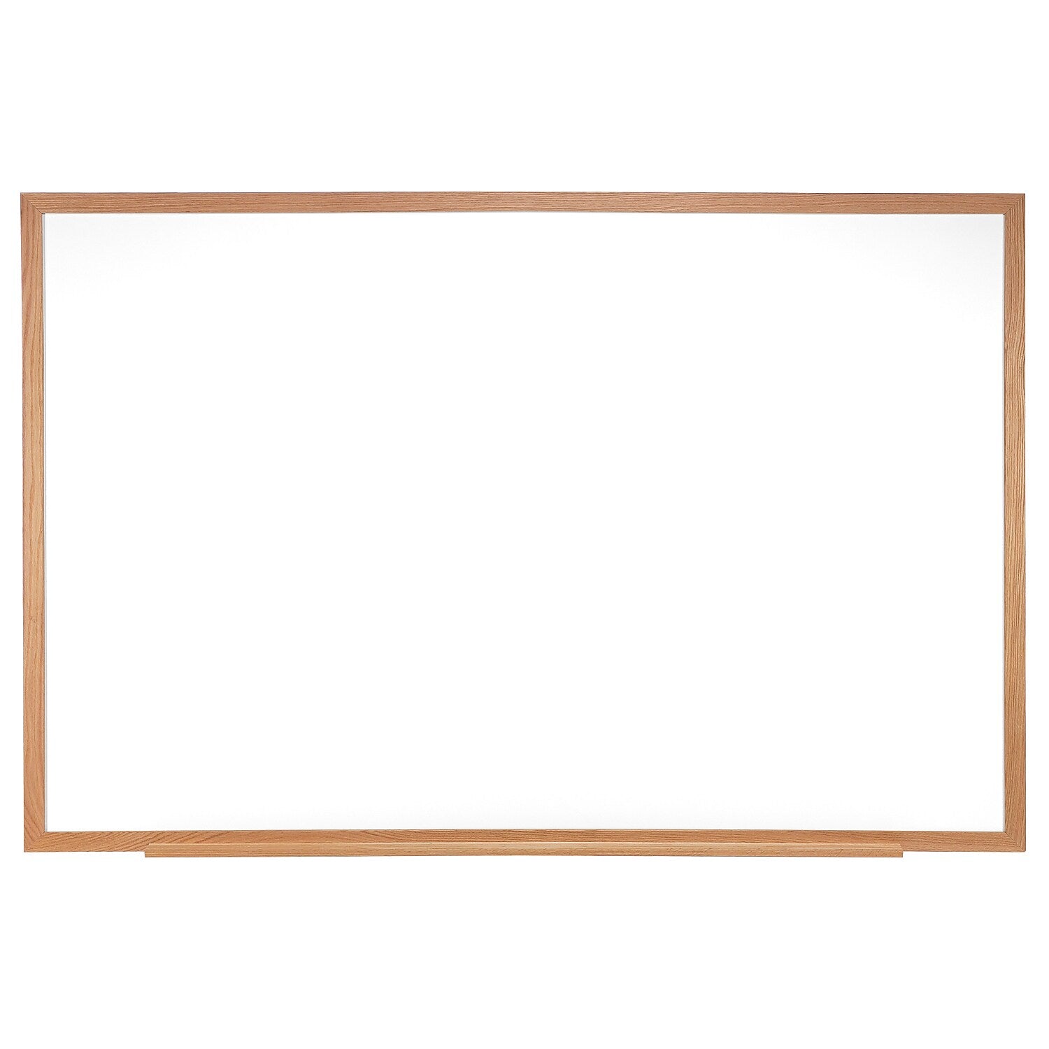 Ghent M1 Magnetic Porcelain Dry-Erase Whiteboard, Wood Frame, 4'H x 7' 4"W (M1W-47-4)