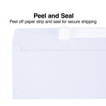 Staples QuickStrip EasyClose Self Seal #10 Business Envelopes, 4 1/8" x 9 1/2", White, 100/Box (ST50307-CC)