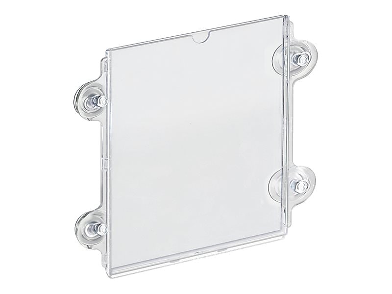 Azar Sign Holder, 8.5" x 11.5", Wall Mounted, Clear, Acrylic, 10/Pack (106614-10PK)