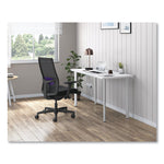 Ignition 2.0 4-Way Stretch Mid-Back Mesh Task Chair, Supports Up to 300 lb, 17" to 21" Seat Height, Black