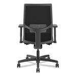 Ignition 2.0 4-Way Stretch Mid-Back Mesh Task Chair, Gray Adjustable Lumbar Support, Basalt/Black